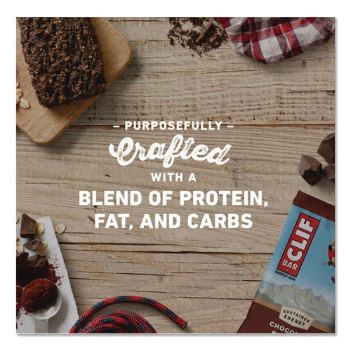 Image of CLIF® Bar Energy Bar, Chocolate Brownie, 2.4 Oz Bar, 12 Bars/box