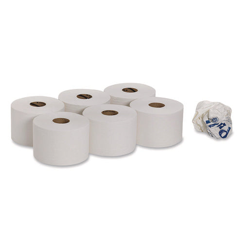 Image of Georgia Pacific® Professional High Capacity Center Pull Tissue, Septic Safe, 2-Ply, White, 1,000/Roll, 6 Rolls/Carton