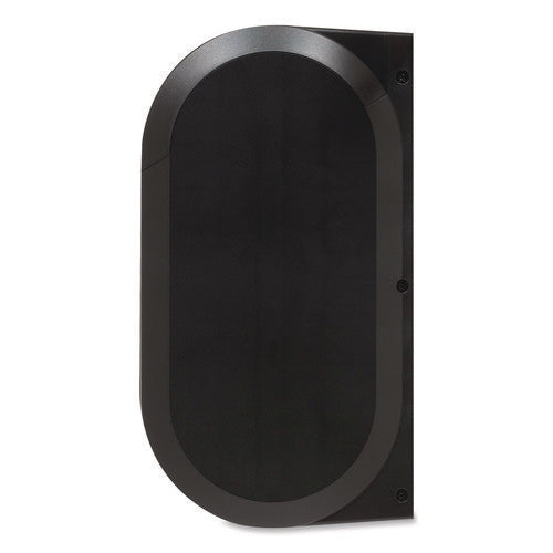 Image of Georgia Pacific® Professional Compact Vertical 2-Roll Coreless Tissue Dispenser, 14.06 X 6.69 X 8.19, Black