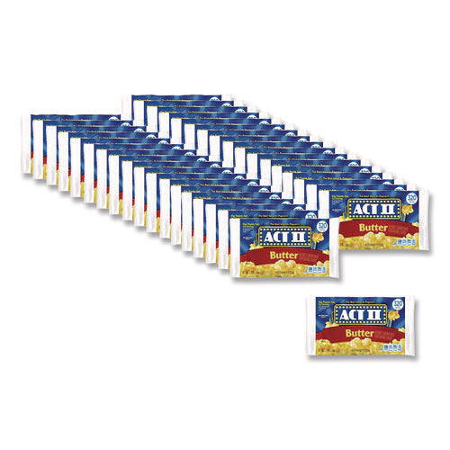 Image of Act II® Microwave Popcorn, Butter, 2.75 Oz Bag, 36/carton