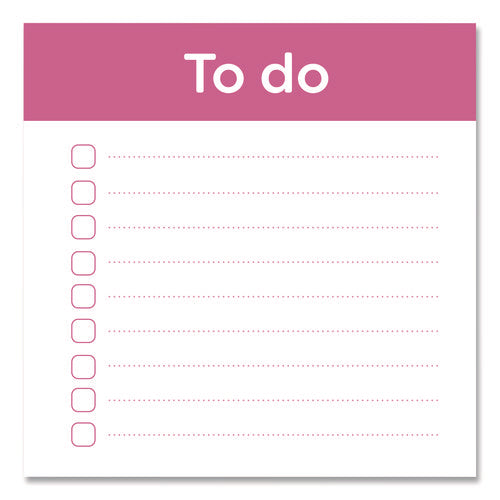 Image of Blueline® Fridge Planner Magnetized Monthly Calendar with Pads + Pencil, 14 x 13.5, Yellow/Green Sheets, 17-Month: Aug 2024 to Dec 2025