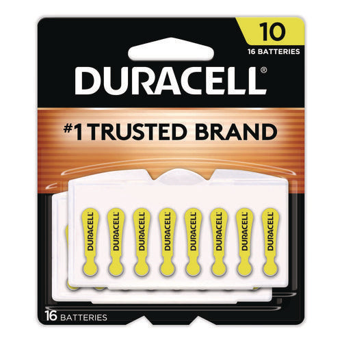 Image of Duracell® Hearing Aid Battery, #10, 16/pack