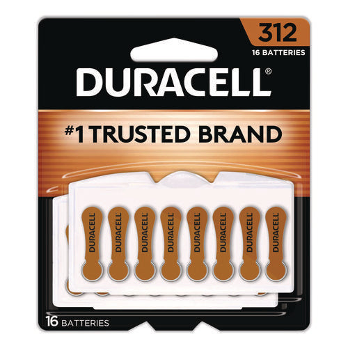 Image of Duracell® Hearing Aid Battery, #312, 16/pack