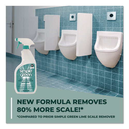 Image of Simple Green® Lime Calcium Surface Residue Remover, 32 oz Spray Bottle, 12/Carton