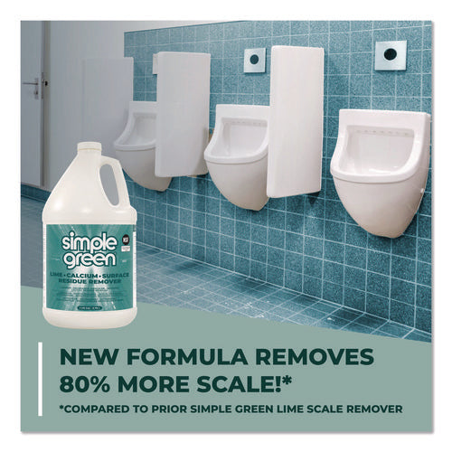 Image of Simple Green® Lime Calcium Surface Residue Remover, 1 gal Bottle, 6/Carton