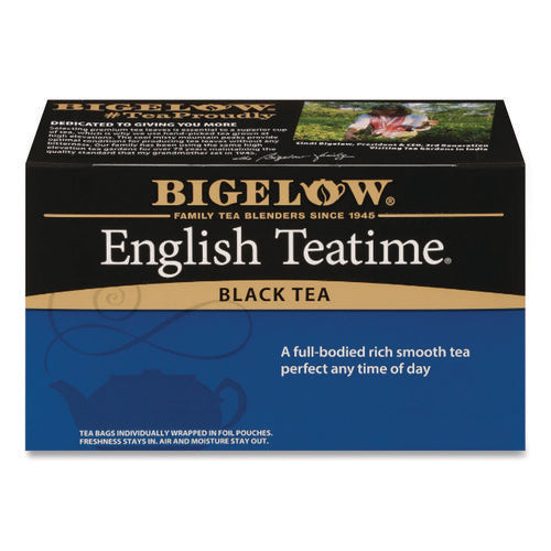 Image of Bigelow® English Teatime Black Tea, 0.08 Oz Tea Bag, 28/box