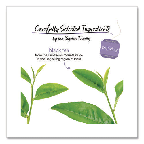 Image of Bigelow® Darjeeling Black Tea Bags, 0.08 Tea Bag, 28/box