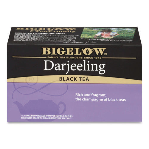 Image of Bigelow® Darjeeling Black Tea Bags, 0.08 Tea Bag, 28/box