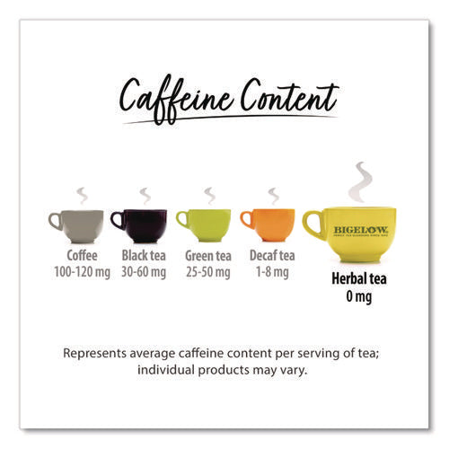 Image of Bigelow® Apple Cinnamon Herbal Tea, 0.09 Tea Bag, 28/box