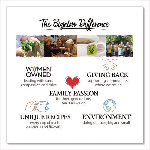 Image of Bigelow® Apple Cinnamon Herbal Tea, 0.09 Tea Bag, 28/box