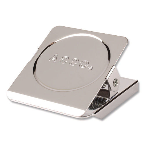 Image of ACCO Magnetic Clips, 0.88" Jaw Capacity, Silver, 12/Pack