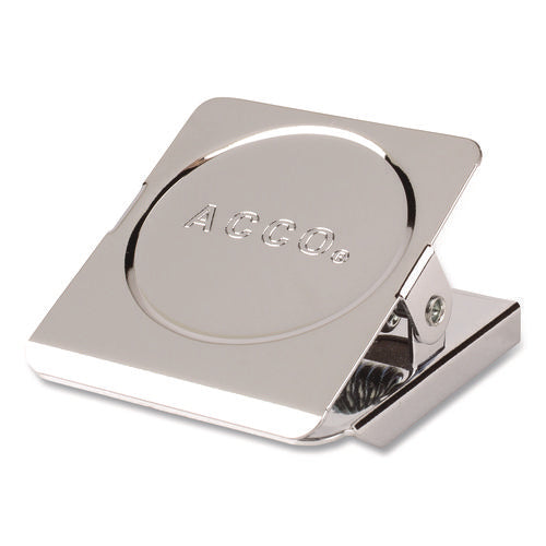 Image of ACCO Magnetic Clip, 1.13" Jaw Capacity, Silver, 12/Pack