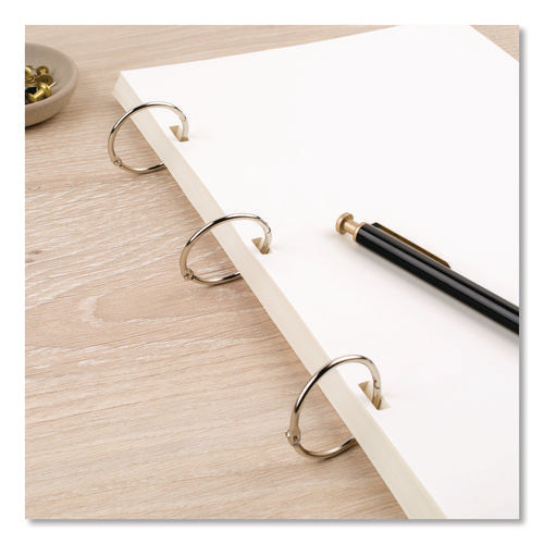 Image of ACCO Metal Book Rings, 1" Diameter, 100/Box