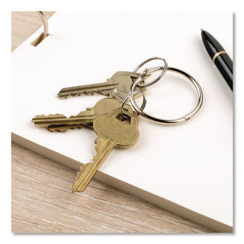 Image of ACCO Metal Book Rings, 1" Diameter, 100/Box