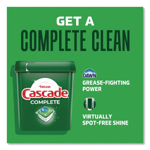 Image of Cascade® Complete ActionPacs, Fresh Scent, 17.6 oz Bag, 33 Pacs/Bag, 4 Bags/Carton