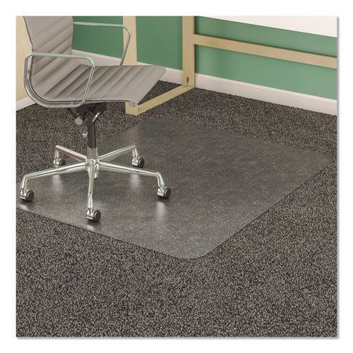 Image of deflecto® Supermat Frequent Use Chair Mat, Medium Pile Carpet, Flat, 46 X 60, Rectangle, Clear