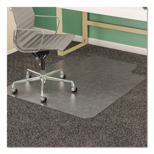 Image of deflecto® Supermat Frequent Use Chair Mat, Med Pile Carpet, Flat, 36 X 48, Lipped, Clear