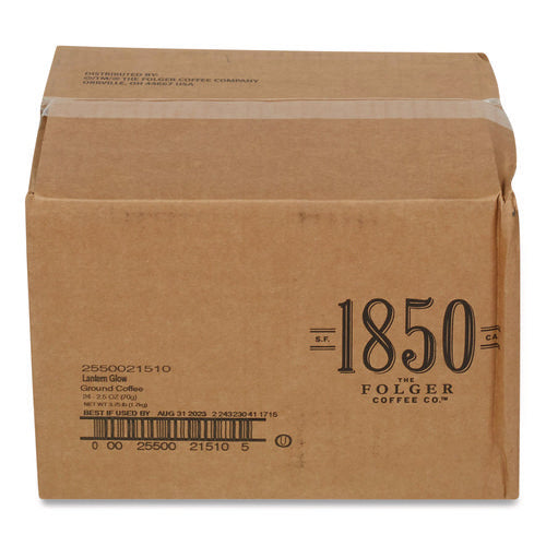Image of 1850 Lantern Glow Coffee Fraction Packs, 2.5 oz Pack, 24 Packs/Carton