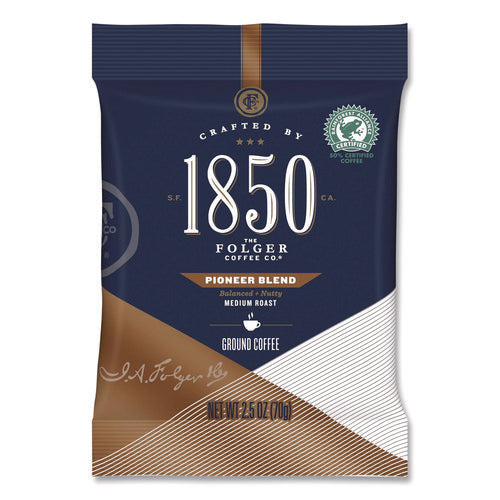 Image of 1850 Pioneer Blend Coffee Fraction Packs, 2.5 oz Pack, 24 Packs/Carton