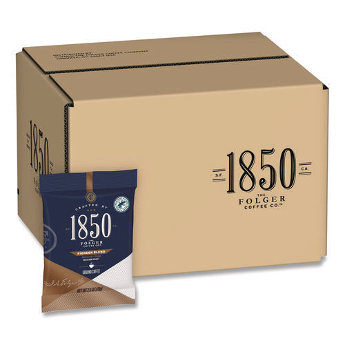 Image of 1850 Pioneer Blend Coffee Fraction Packs, 2.5 oz Pack, 24 Packs/Carton