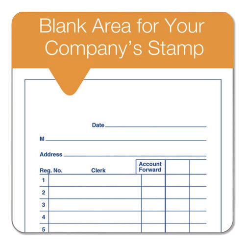 Image of Adams® Multipart General-Purpose Sales Pad, Two-Part Carbonless, 3.34 x 5.13, 50 Forms/Pad, 10 Pads/Pack