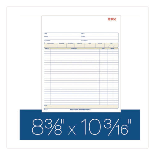 Image of Adams® Multipart Sales Order Pad, Two-Part Carbonless, 8.38 x 10.19, 50 Forms Total