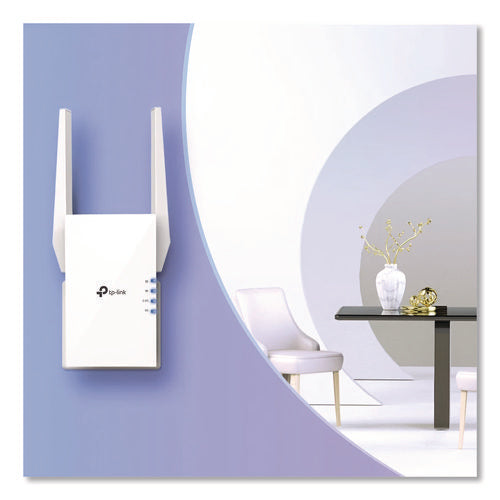 Image of TP-Link TP-LINK AX1500 RE505X 1500Mbps Wi-Fi Dual Band Range Extender, 1 Port, Dual-Band 2.4 GHz/5 GHz