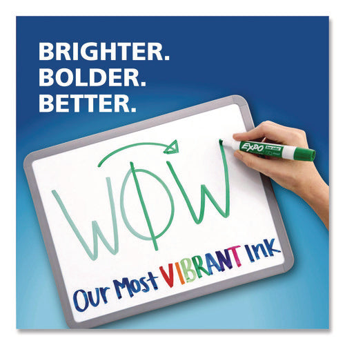 Image of EXPO® Low-Odor Dry-Erase Marker Value Pack, Fine Bullet Tip, Black, 36/box