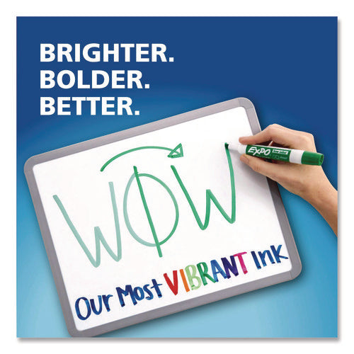 Image of EXPO® Low-Odor Dry-Erase Marker, Broad Chisel Tip, Black, Dozen