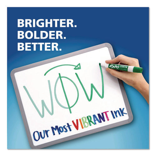 Image of EXPO® Low-Odor Dry-Erase Marker, Medium Bullet Tip, Black, Dozen