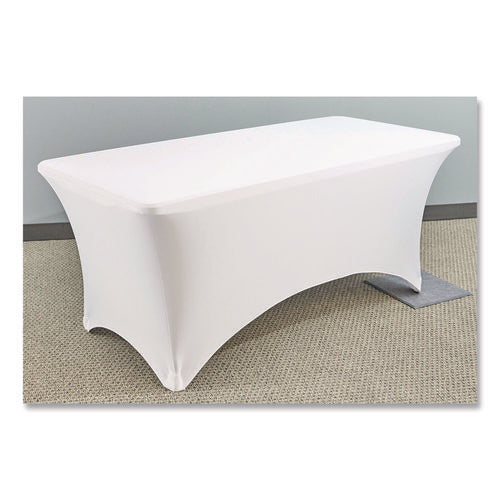 Image of Iceberg iGear Fabric Table Cover, Polyester, 30 x 72, White