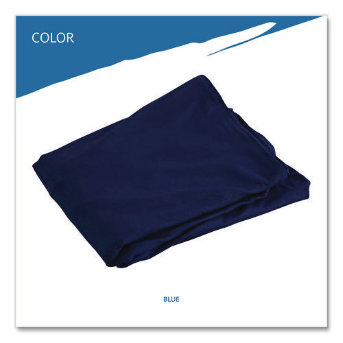 Image of Iceberg Igear Fabric Table Cover, Polyester/spandex, 30 "x 72", Blue