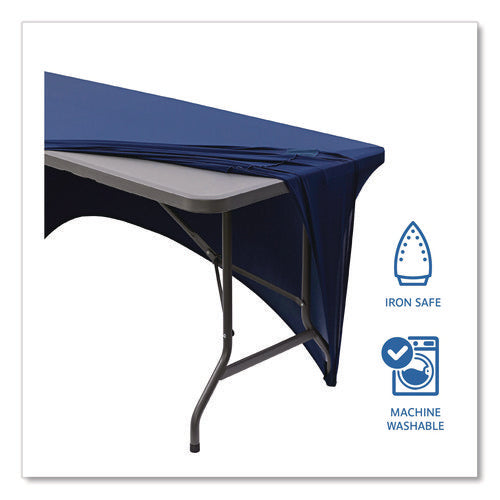 Image of Iceberg Igear Fabric Table Cover, Polyester/spandex, 30 "x 72", Blue
