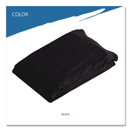 Image of Iceberg Igear Fabric Table Cover, Polyester/spandex, 30" X 96", Black