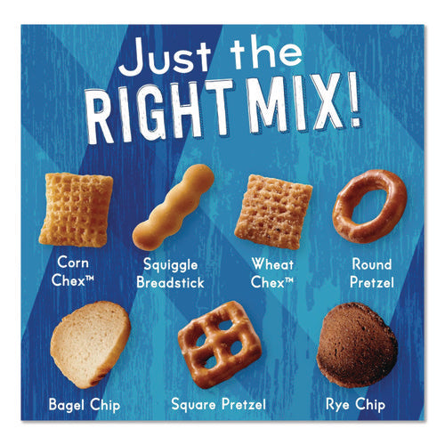 Image of Chex Mix® Snack Mix Savory Traditional, 4.5 oz Bag, 8/Box