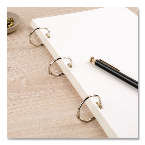 Image of ACCO Metal Book Rings, 1.5" Diameter, 100/Box