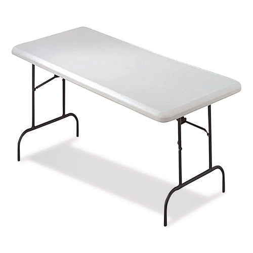 Image of Iceberg IndestrucTables Too 600 Series Folding Table, Rectangular, 72" x 30" x 29", Platinum