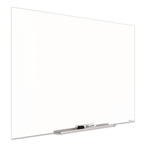 Image of Quartet® InvisaMount Magnetic Glass Marker Board, 39" x 22", White Surface