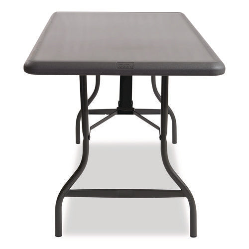 Image of Iceberg IndestrucTable Industrial Folding Table, Rectangular, 72" x 30" x 29", Charcoal
