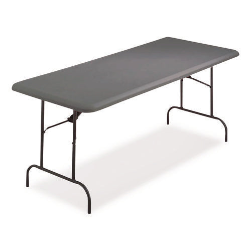 Image of Iceberg IndestrucTable Industrial Folding Table, Rectangular, 72" x 30" x 29", Charcoal