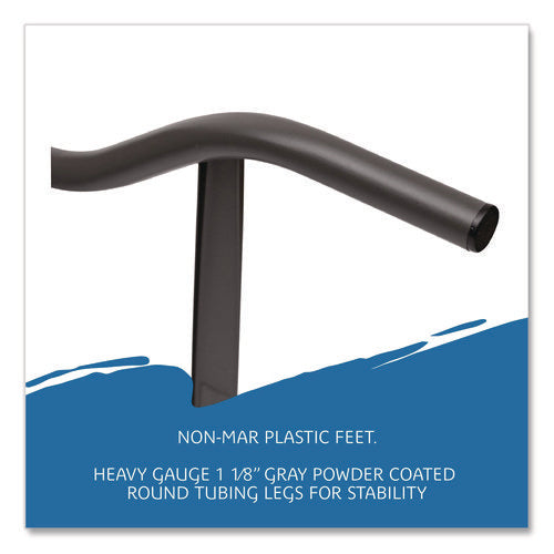 Image of Iceberg IndestrucTable Industrial Folding Table, Rectangular, 96" x 30" x 29", Platinum