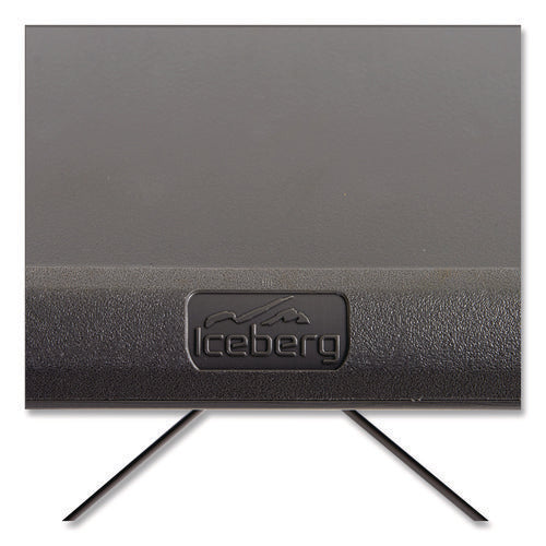 Image of Iceberg IndestrucTable Industrial Folding Table, Rectangular, 96" x 30" x 29", Charcoal