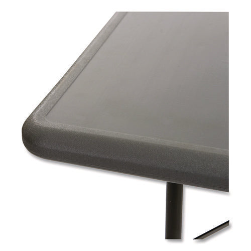 Image of Iceberg IndestrucTable Industrial Folding Table, Rectangular, 96" x 30" x 29", Charcoal