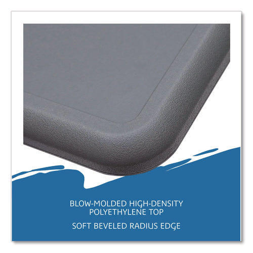 Image of Iceberg IndestrucTable Industrial Folding Table, Rectangular, 96" x 30" x 29", Charcoal