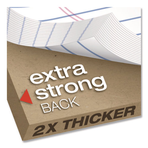 Image of Ampad® Gold Fibre Writing Pads, Narrow Rule, 50 White 8.5 X 11.75 Sheets, Dozen