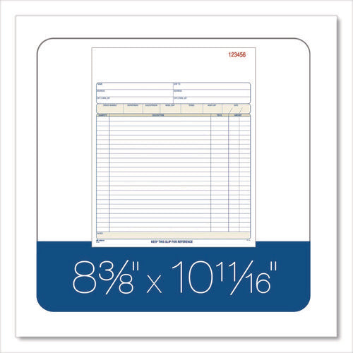 Image of Adams® Multipart Sales Order Pad, Three-Part Carbonless, 8.34 x 10.19, 50 Forms Total