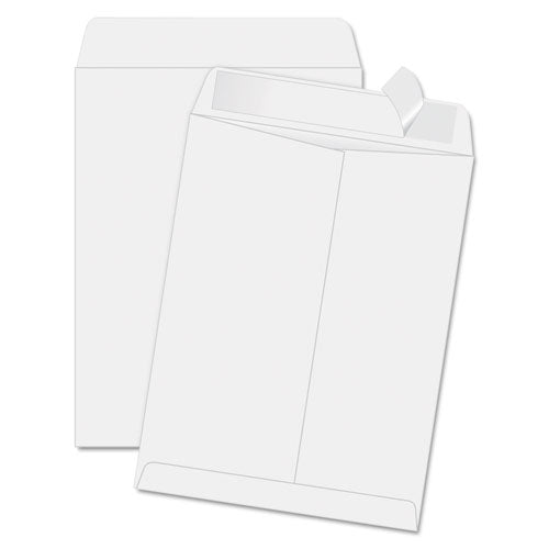 Image of Quality Park Redi-Strip Catalog Envelope, #14 1/2, Cheese Blade Flap, Redi-Strip Adhesive Closure, 11.5 x 14.5, White, 100/Box