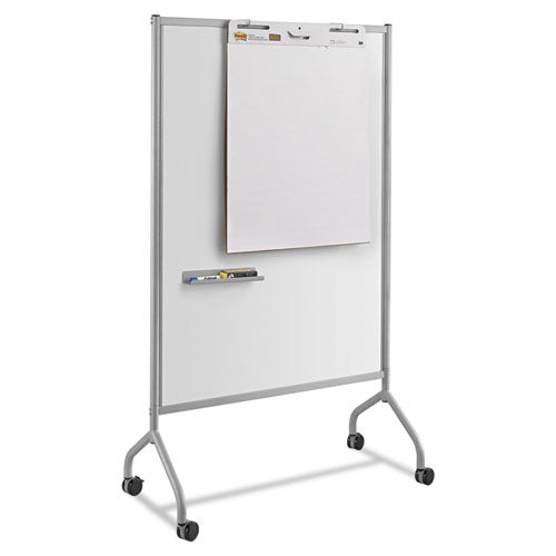 Image of Safco® Impromptu Whiteboard Collaboration Screen, 36" x 60", White Surface, Gray Metal/Plastic Frame