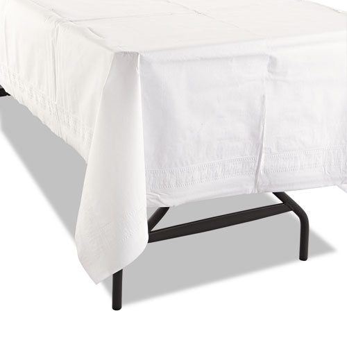 Image of Hoffmaster® Cellutex Table Covers, Tissue/polylined, 54" X 108", White, 25/carton
