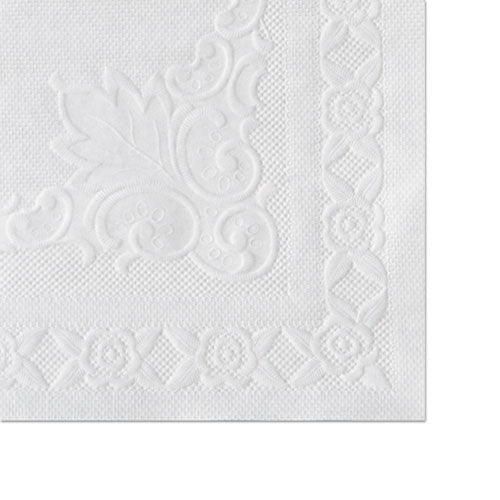 Image of Hoffmaster® Classic Embossed Straight Edge Placemats, 10 X 14, White, 1,000/carton